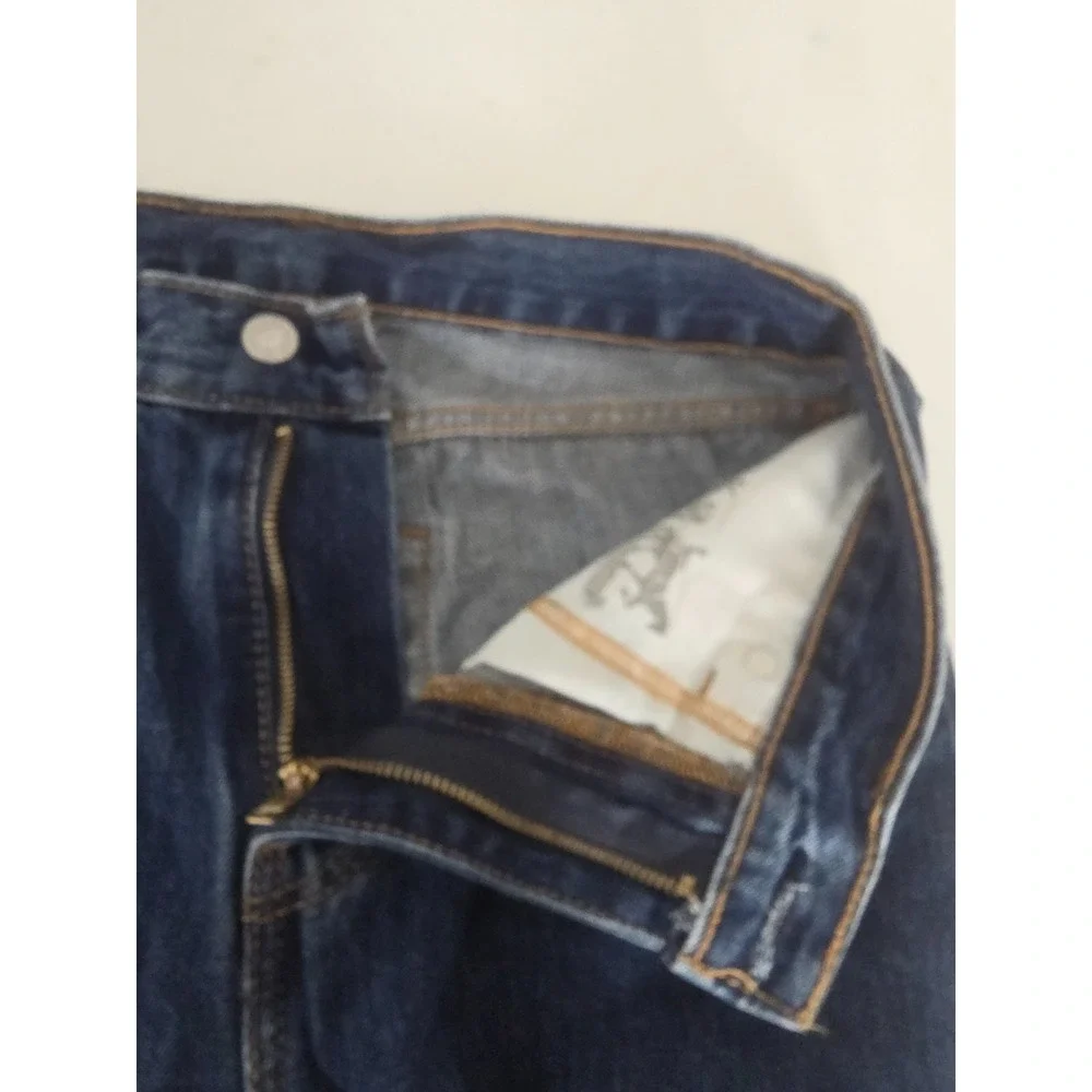 Levis 505 Jeans Mens30 x 32 Blue‎ Denim Straight Fit Medium Wash Cotton